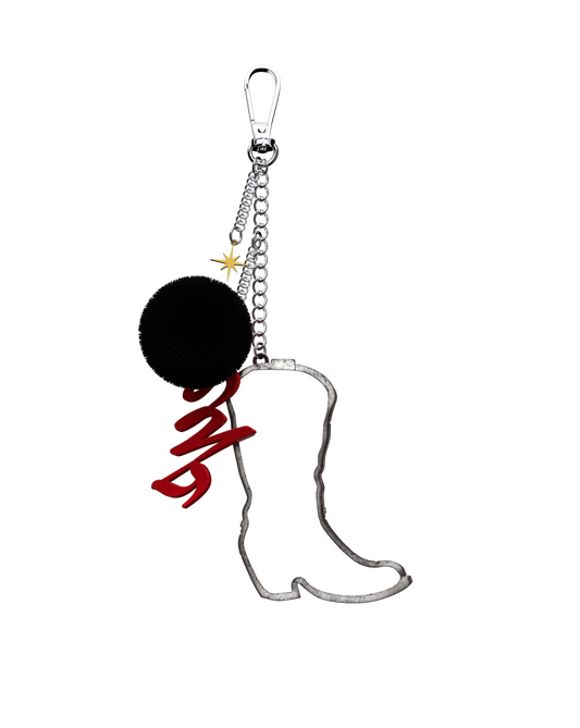 Metal Boots Key Ring