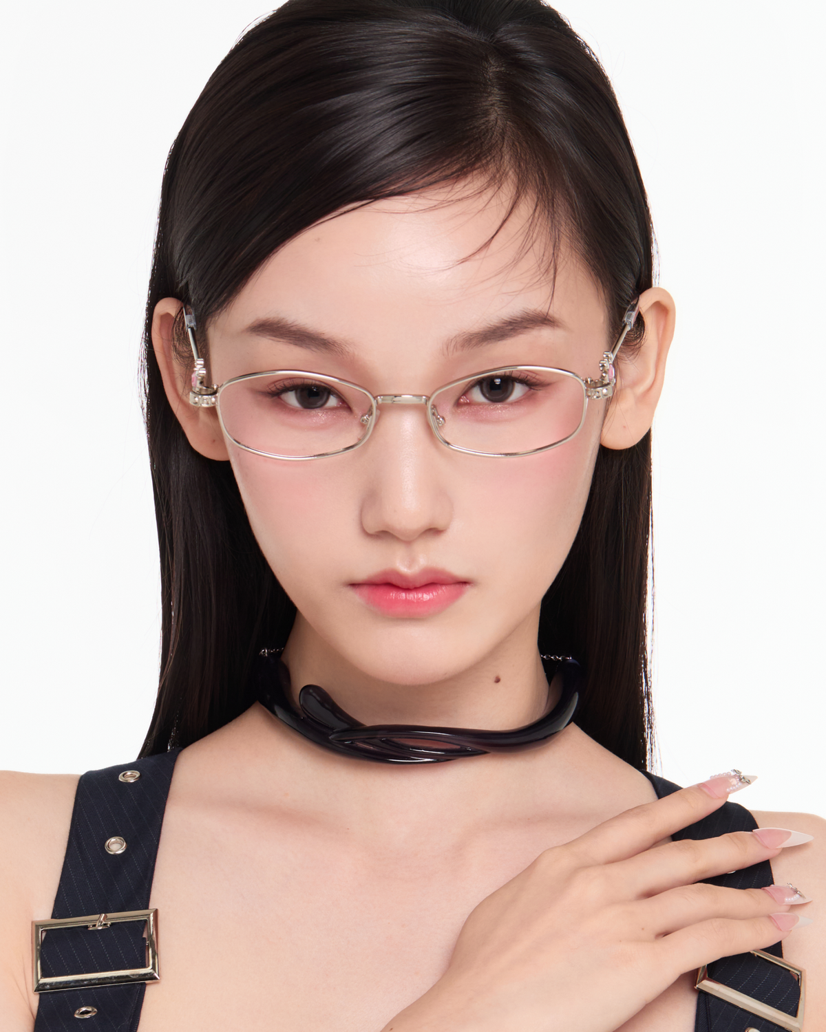 (문) - 스페이스블랙 원데이 콘택트렌즈
