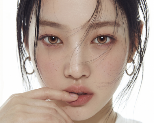 Vintage Leather deep brown color contact lens