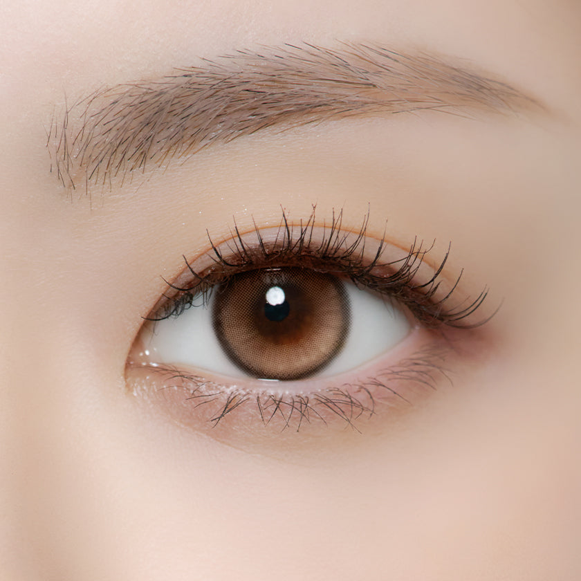Vintage Leather natural deep brown eye look